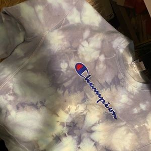 Champion tie dye crew neck
